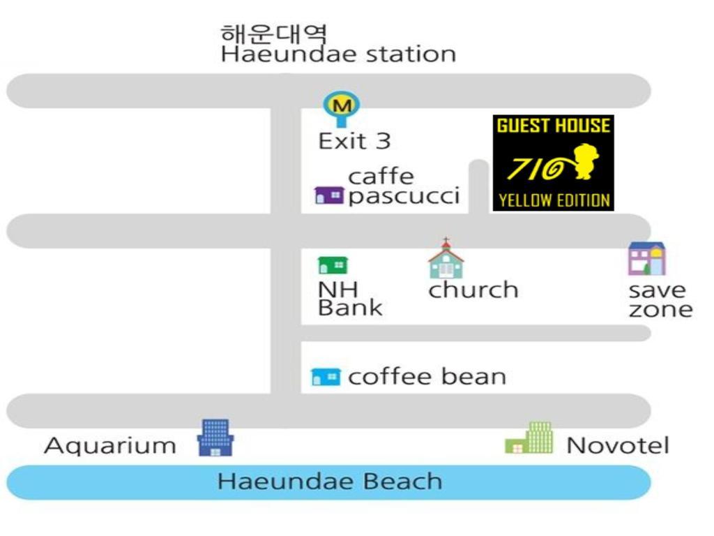 710 Guesthouse Yellow Pusan Zewnętrze zdjęcie